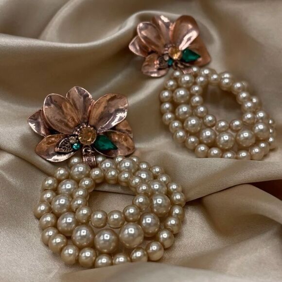 bohemian drop earrings H75 - Picture 1 of 5